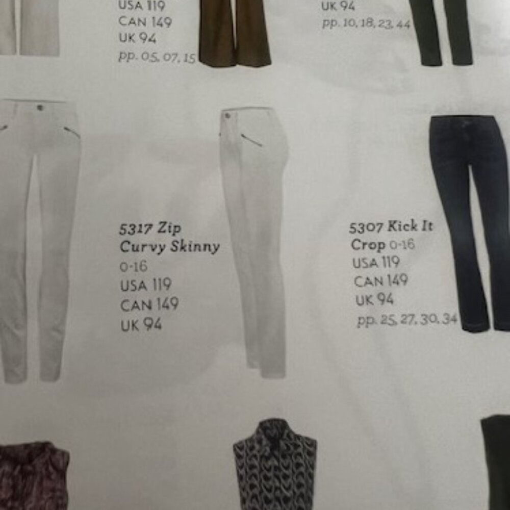 Cabi Size 8 Curvy Zip Skinny White Jeans